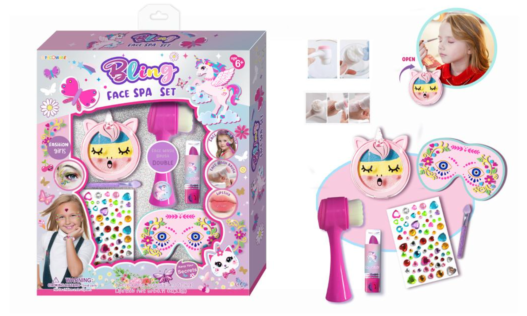 Pecoware Bling Face Spa Set - Colorland Toys