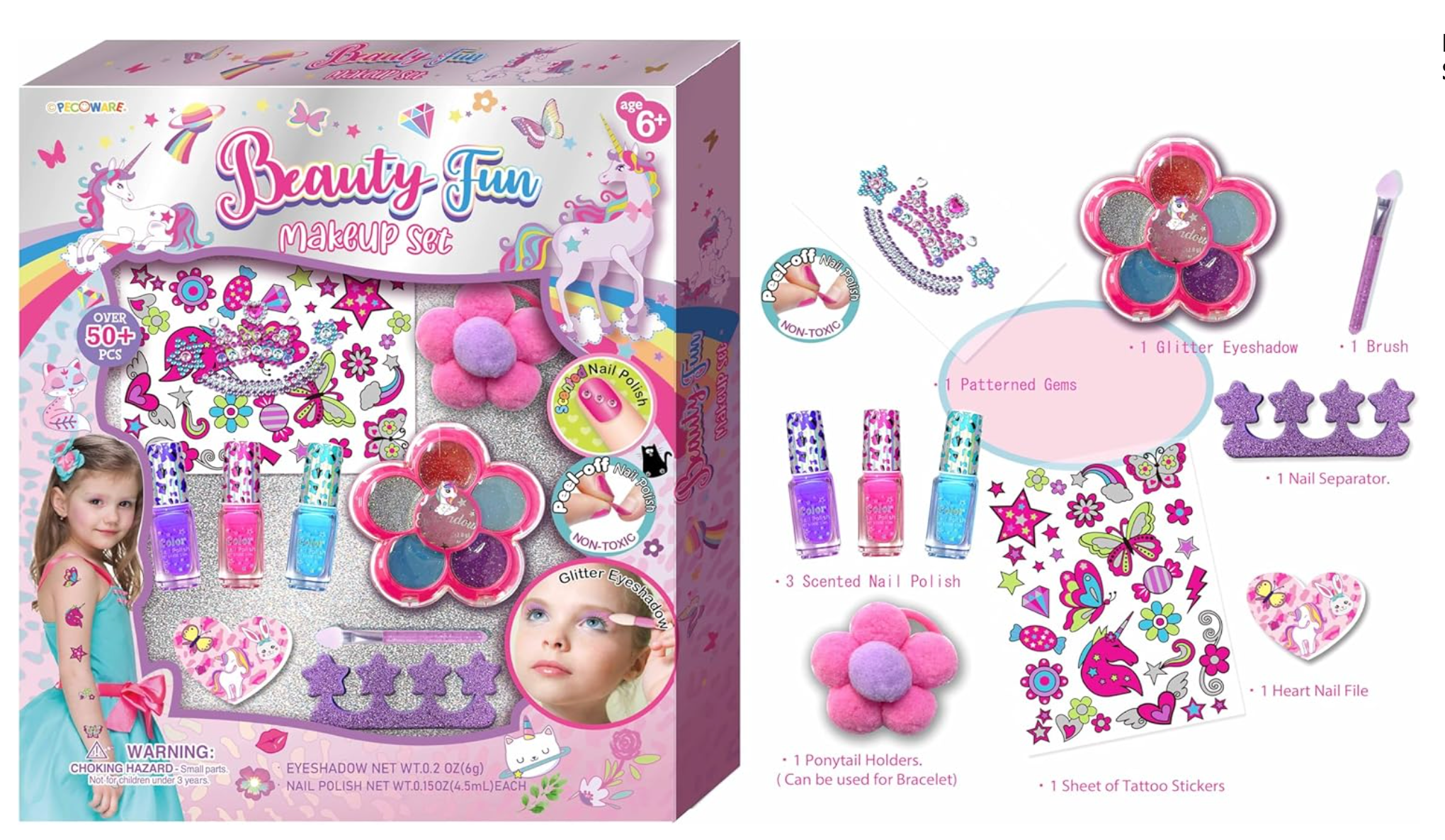 Pecoware Beauty Fun Makeup Set - Colorland Toys