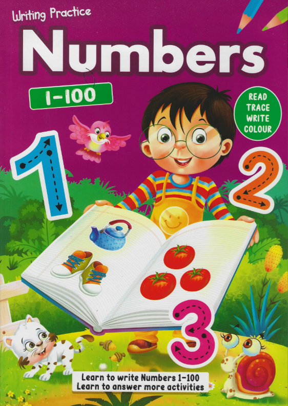 Writing Practice Number 1-100 60220 - Colorland Toys