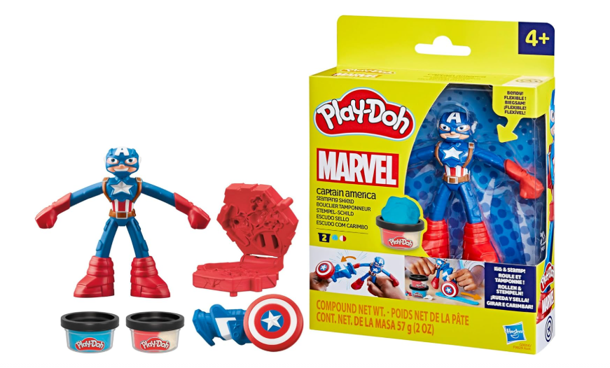 Play-Doh Captain America Stamping Shield G0056 - Colorland Toys