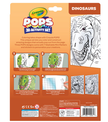 Crayola Pops 3D Activity Set - Dinosaur - Colorland Toys