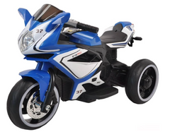 Motor Bike Three Wheeled Ride On Blue Y-MB2558/R1142 - Colorland Toys