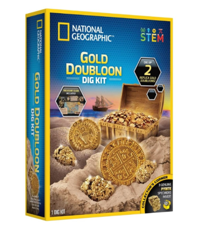 National Geographic Gold Doubloon Dig Kit RTNGDOUBDIG - Colorland Toys