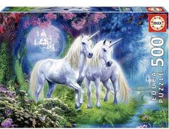 Educa 500 pc Unicorn in the Forest Puzzle 17648