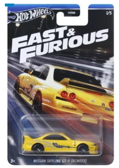 Hot Wheels Fast and Furious Series Asst. HNR88 - Colorland Toys
