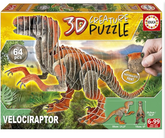 Educa Velociraptor 3D Creature Puzzle 19382 - Colorland Toys