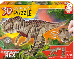 Educa T-Rex 3D Creature Puzzle 19182 - Colorland Toys