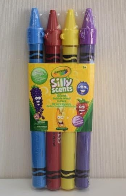 Crayola Silly Scents Bubble Tube Pack of 4 A1-2440 - Colorland Toys