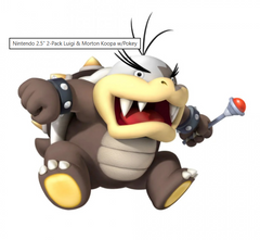 Nintendo 2-Pack Luigi & Morton Koopa w/ Pokey 2.5inch 41045 - Colorland Toys