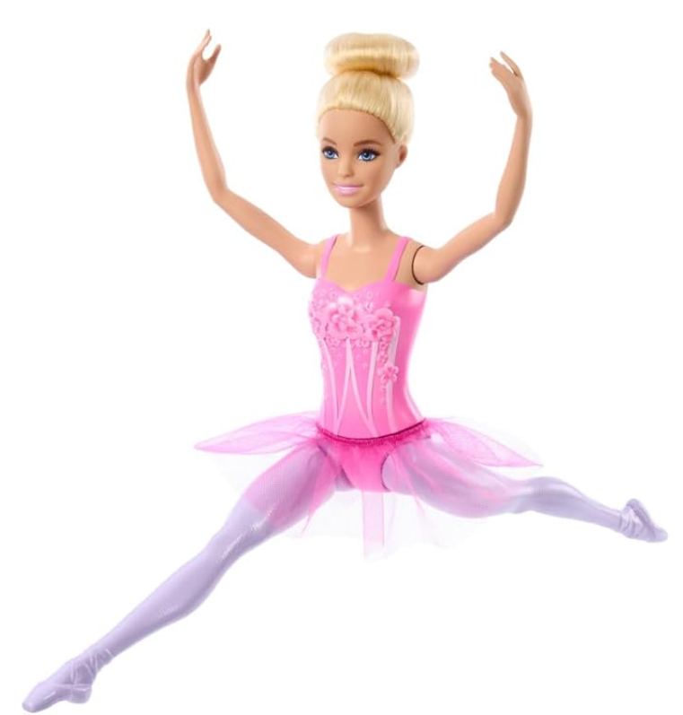 Barbie Blonde Ballerina Doll Pink Tutu - Colorland Toys