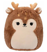 Squishmallows Fuzzamalow Plush 12in - Dawn The Fawn SQCR04176/SQCR04175 - Colorland Toys
