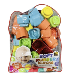 JDLT Soft Rubber Bulding Blocks 33-Pcs 6095