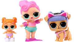 LOL Surprise Tot Pet Lil Sis Style2 3pack 987864/MGA-987857