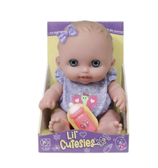 JC Toys Lil Cutesies Vinyl Baby Doll 8.5 inches 16936