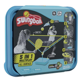 Mookie Swingball 5 In 1 Soccer Swingball, Volleyball, Flying Disk And Tailball 7303