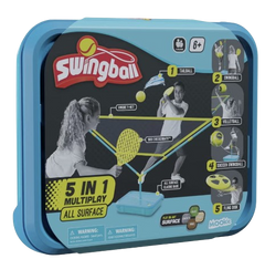 Mookie Swingball 5 In 1 Soccer Swingball, Volleyball, Flying Disk And Tailball 7303