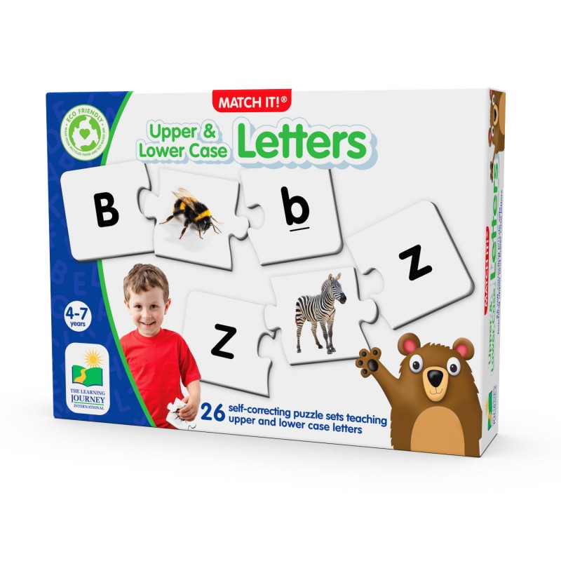The Learning Journey - Match it! Upper & Lower Case Letters 117347 - Colorland Toys