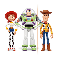 Toy Story 5 Large Scale Figure (Woody, Buzz, Jessie) - Assorted - 1pc