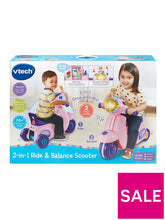 VTech 2-In-1 Ride & Balance Scooter Pink VT80-572353 - Colorland Toys