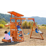 DYNAMIC SPORTS ARABIAN CARACAL WOODEN SWING SET - Colorland Toys
