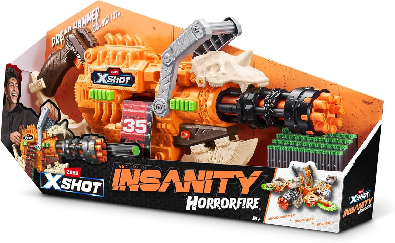 X-Shot Horror Fire Horror Fire Dread Hammer - Colorland Toys