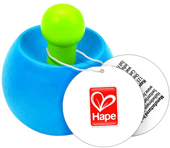 Hape - Wooden Top Spinner Assorted 1 pc - Colorland Toys