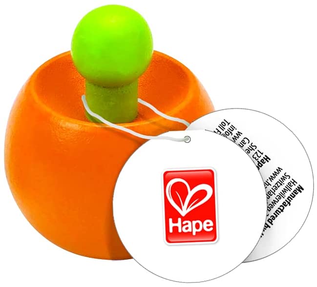 Hape - Wooden Top Spinner Assorted 1 pc - Colorland Toys