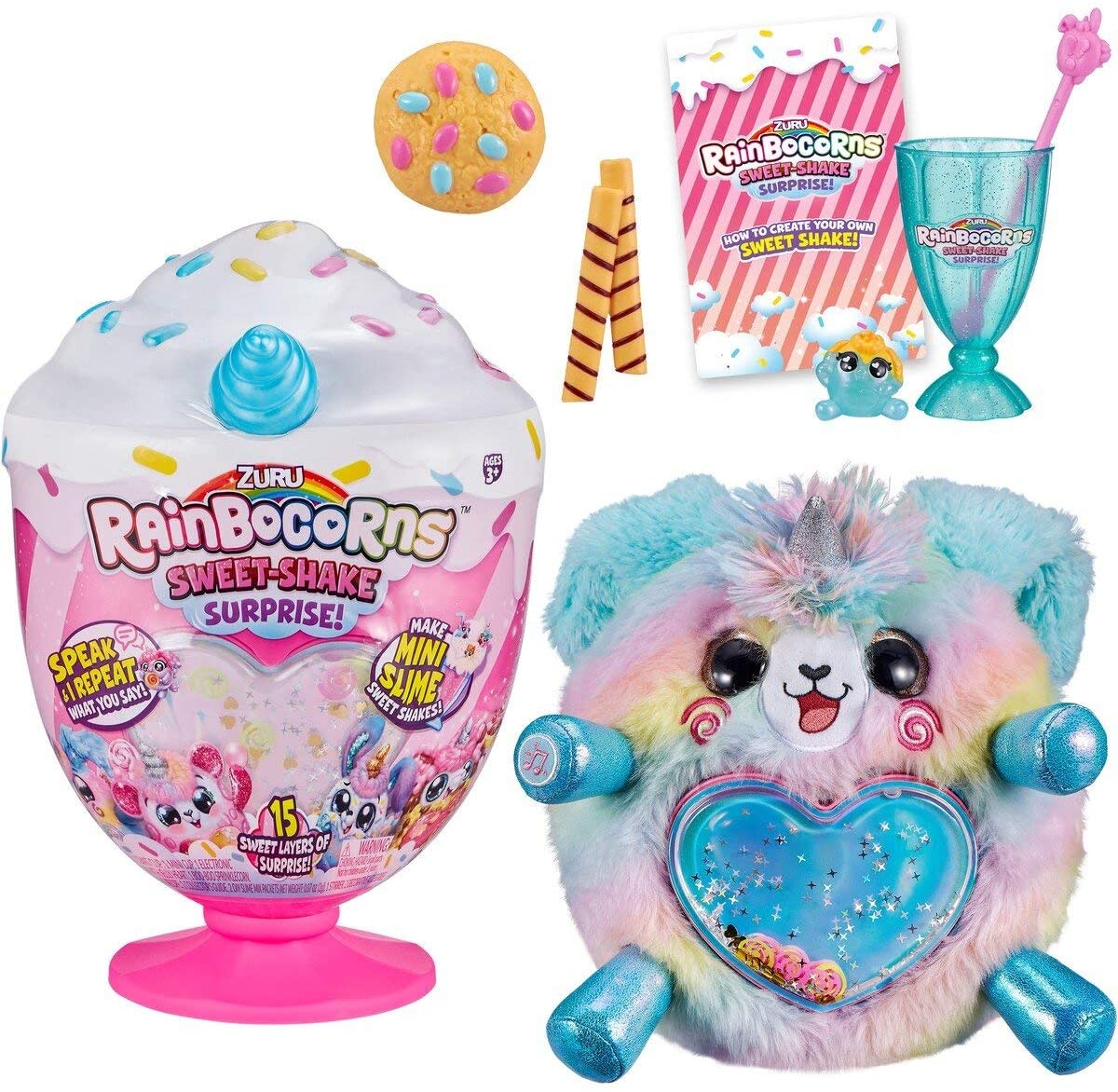 Rainbocorns Sweet-Shake Surprise Assorted 9212-RC - Colorland Toys
