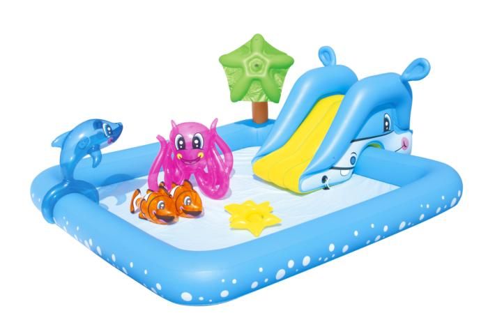 Bestway Fantastic Aquarium Play Pool 2.39m x 2.06m x 86cm 53052 - Colorland Toys