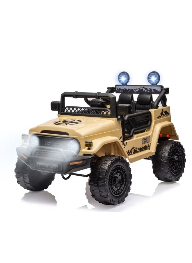 Toyota FJ Cruiser 12V 2M EVA Khaki JJ2099 - Colorland Toys