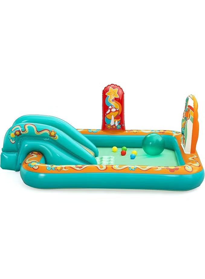 Bestway Retro Groove Play Centre 193cm x 152cm x 74cm 53164 - Colorland Toys