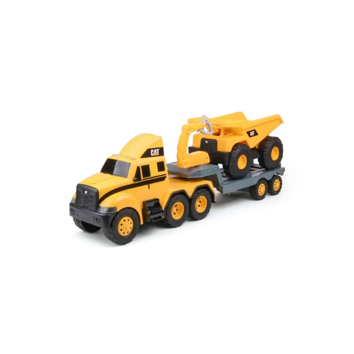 CAT Heavy Movers Flatbed Truck With Dump Truck 82739 - Colorland Toys