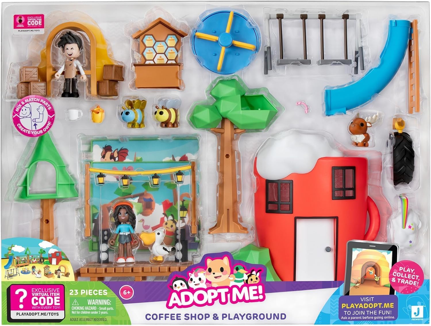 Adopt Me! Coffee Shop & Playground Playset AME0029 - Colorland Toys