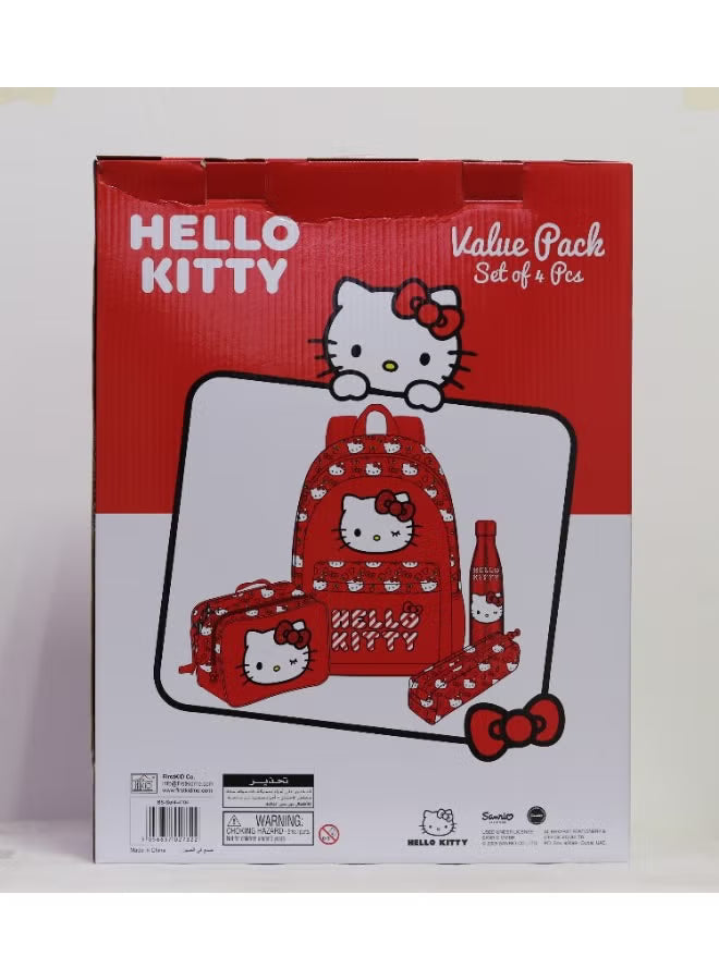 Hello Kitty 4-Pcs Backpack Set BS-Set4-4104 - Colorland Toys