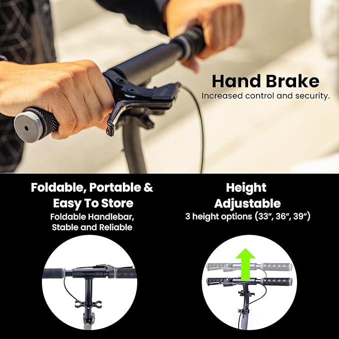 Aero Folding Scooter Grey A200 - Colorland Toys