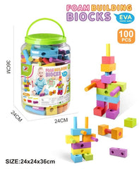 AIG Foam Building Blocks 100 Pcs SY1082T - Colorland Toys