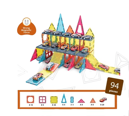 AIG Magnetic Building Blocks 94 Pcs CH1130 - Colorland Toys