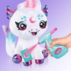 Airbrush Light Up Cosmic Cutie Unicorn Plush - Colorland Toys