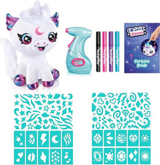 Airbrush Light Up Cosmic Cutie Unicorn Plush - Colorland Toys