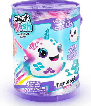 Airbrush Plush - Squish Pals Paint Can OFG266/63406 - Colorland Toys