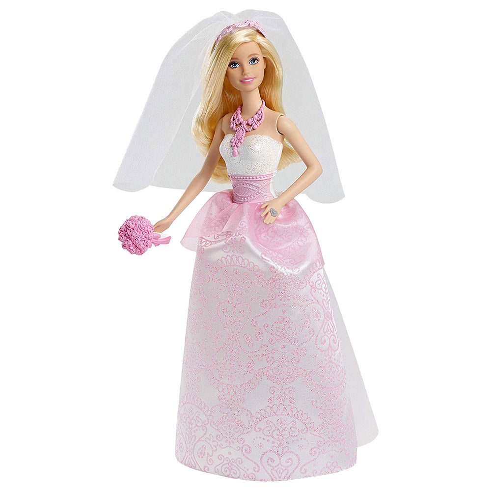 Royal Fairytale Barbie Bride Doll CFF37 - Colorland Toys