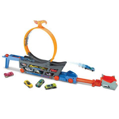 Hot Wheels Stunt n Go Track Set Transporter Storage GCK38 - Colorland Toys