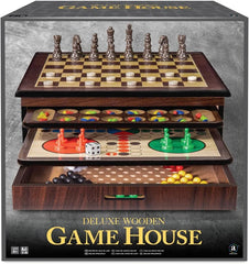 Ambassador Craftsman Deluxe Wooden Game House GF033 - Colorland Toys