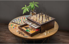 Ambassador Craftsman Deluxe Wooden Game House GF033 - Colorland Toys