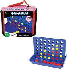 Ambassador Grab & Go Games - Travel 4 - in - A - Row Game ST057 - Colorland Toys