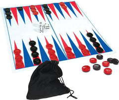 Ambassador Grab & Go Games - Travel Backgammon ST058 - Colorland Toys