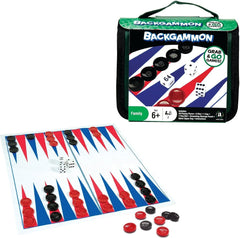 Ambassador Grab & Go Games - Travel Backgammon ST058 - Colorland Toys