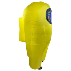 Among Us Crewmate Inflatable Halloween Adult Costume - Yellow - Colorland Toys