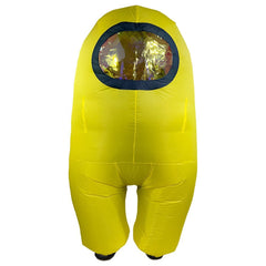 Among Us Crewmate Inflatable Halloween Adult Costume - Yellow - Colorland Toys
