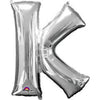 Anagram Supershape Balloons Silver - Letter K 33inch 32967 - Colorland Toys